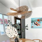Suspension FLORA rotin ambiance chaleureuse – Klaross