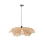Suspension PELORA rotin éclairage naturel – Klaross