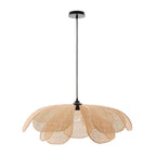 Suspension PELORA rotin détail texture – Klaross