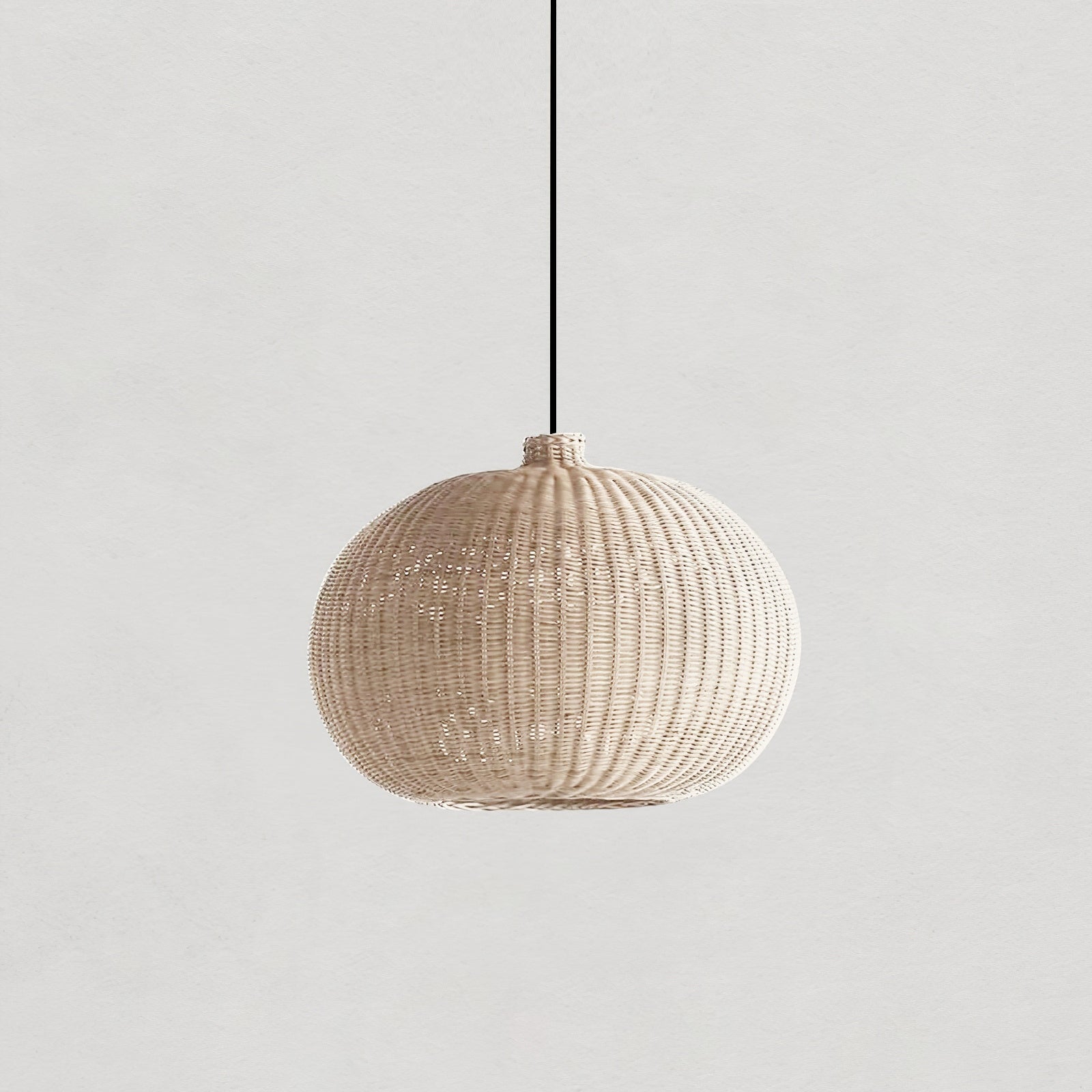 Suspension SAVELO rotin éclairage naturel – Klaross