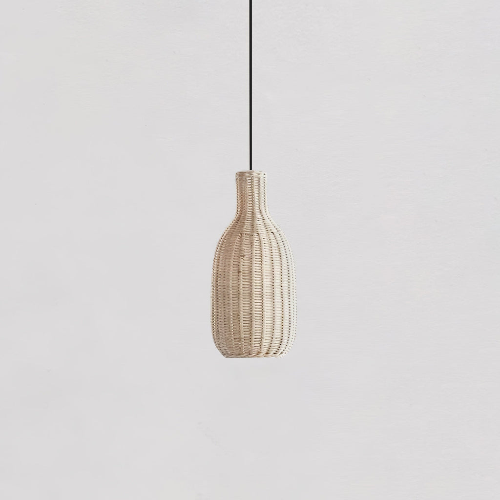 Suspension SAVELO rotin vue rapprochée – Klaross