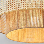 Suspension TRIEL rotin vue de profil – Klaross
