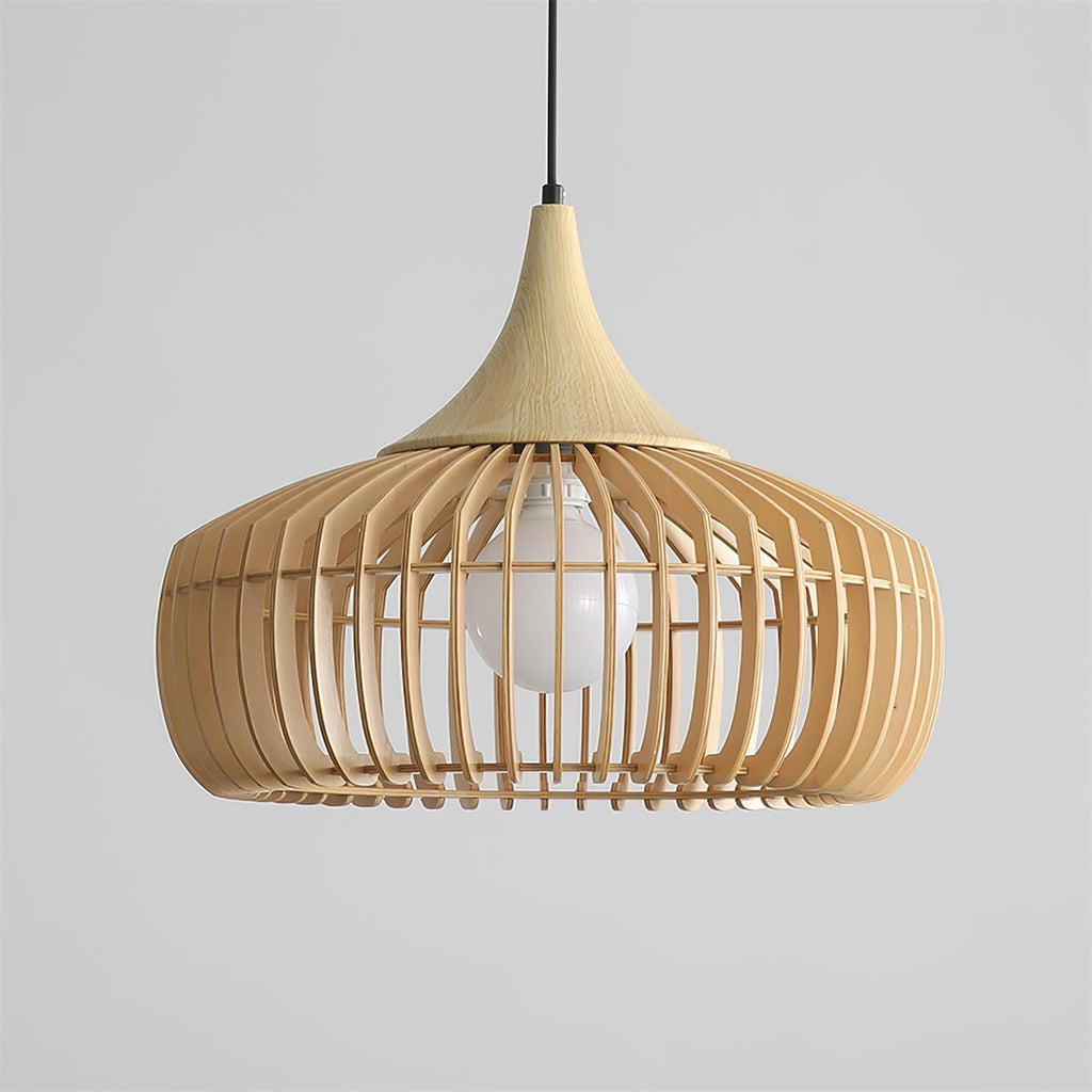 Suspension ZIVORA bois ambiance chaleureuse – Klaross