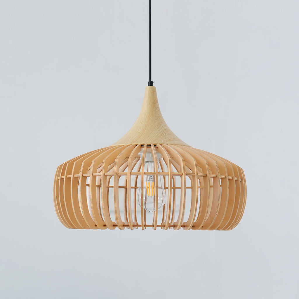 Suspension ZIVORA bois détail texture – Klaross