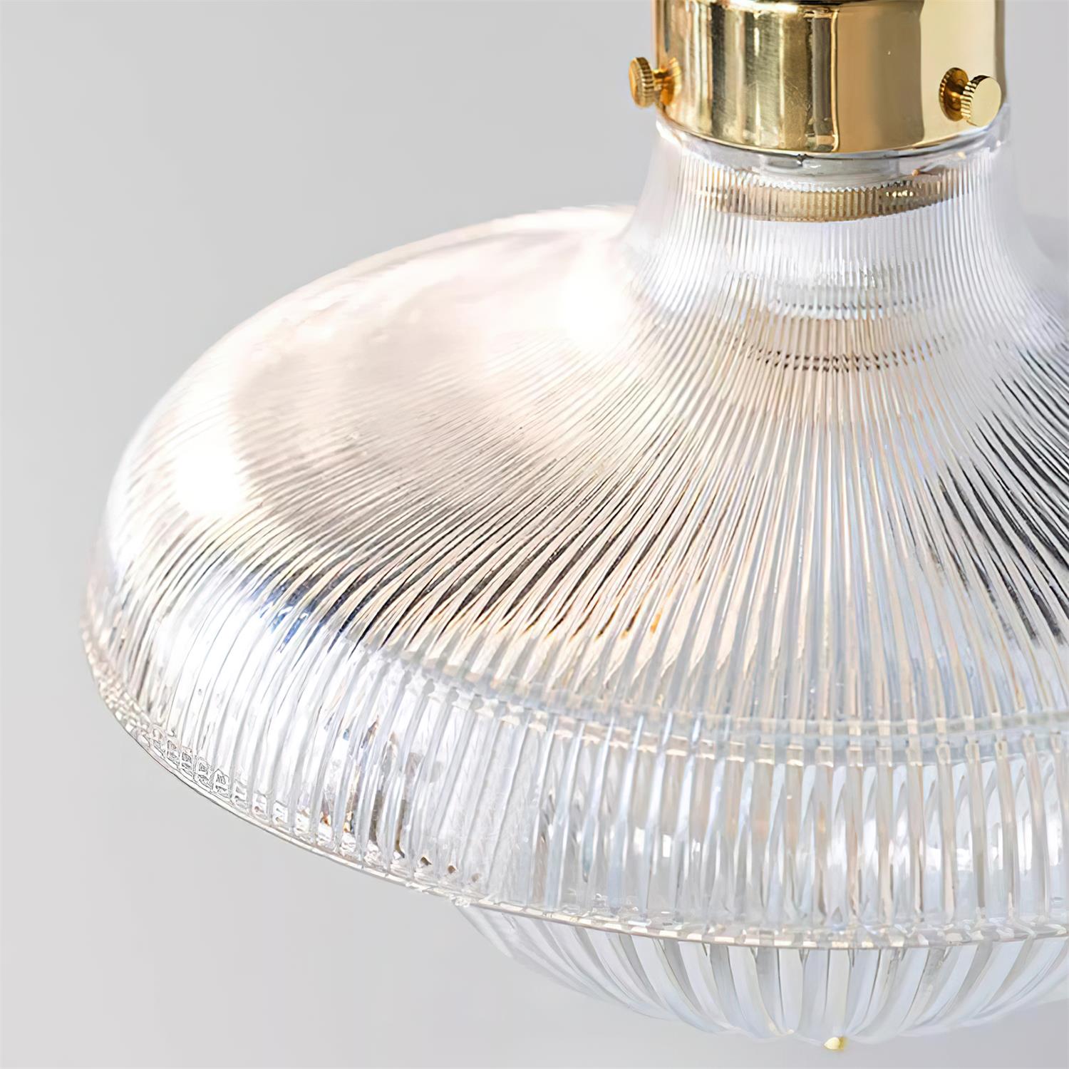 Suspension Violette suspension décorative en verre transparent – Klaross