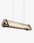 Suspension minimaliste BEVOX en verre – luminaire design salon – Klaross