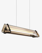 Suspension minimaliste BEVOX en verre – luminaire design salon – Klaross