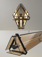Suspension minimaliste BEVOX en verre – luminaire design salon – Klaross