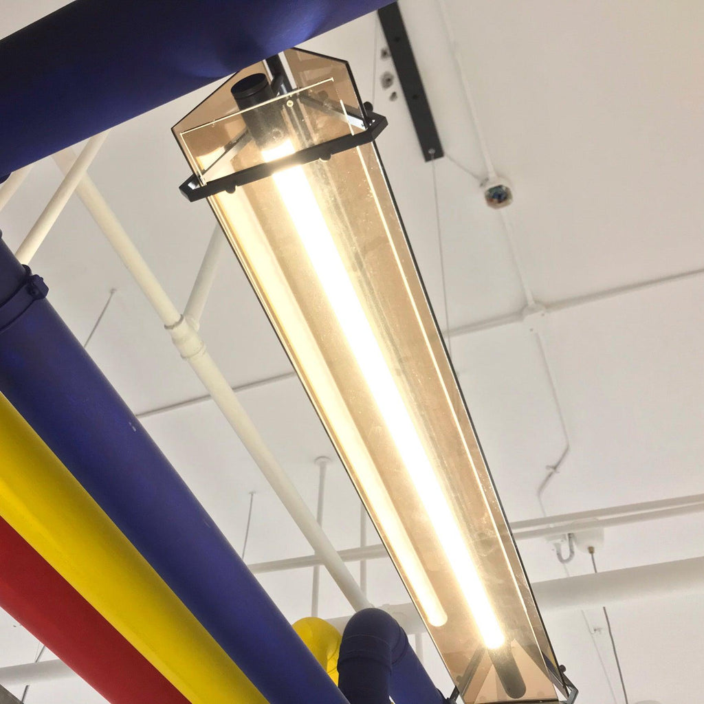 Suspension minimaliste BEVOX en verre – luminaire design salon – Klaross