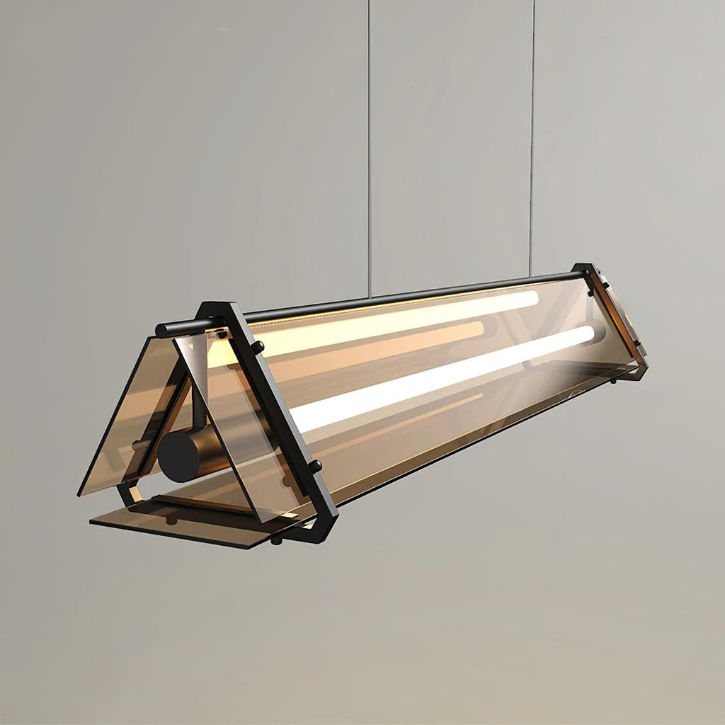 Suspension minimaliste BEVOX en verre – luminaire design salon – Klaross