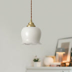 Suspension design BRIXO en laiton – luminaire design salon – Klaross