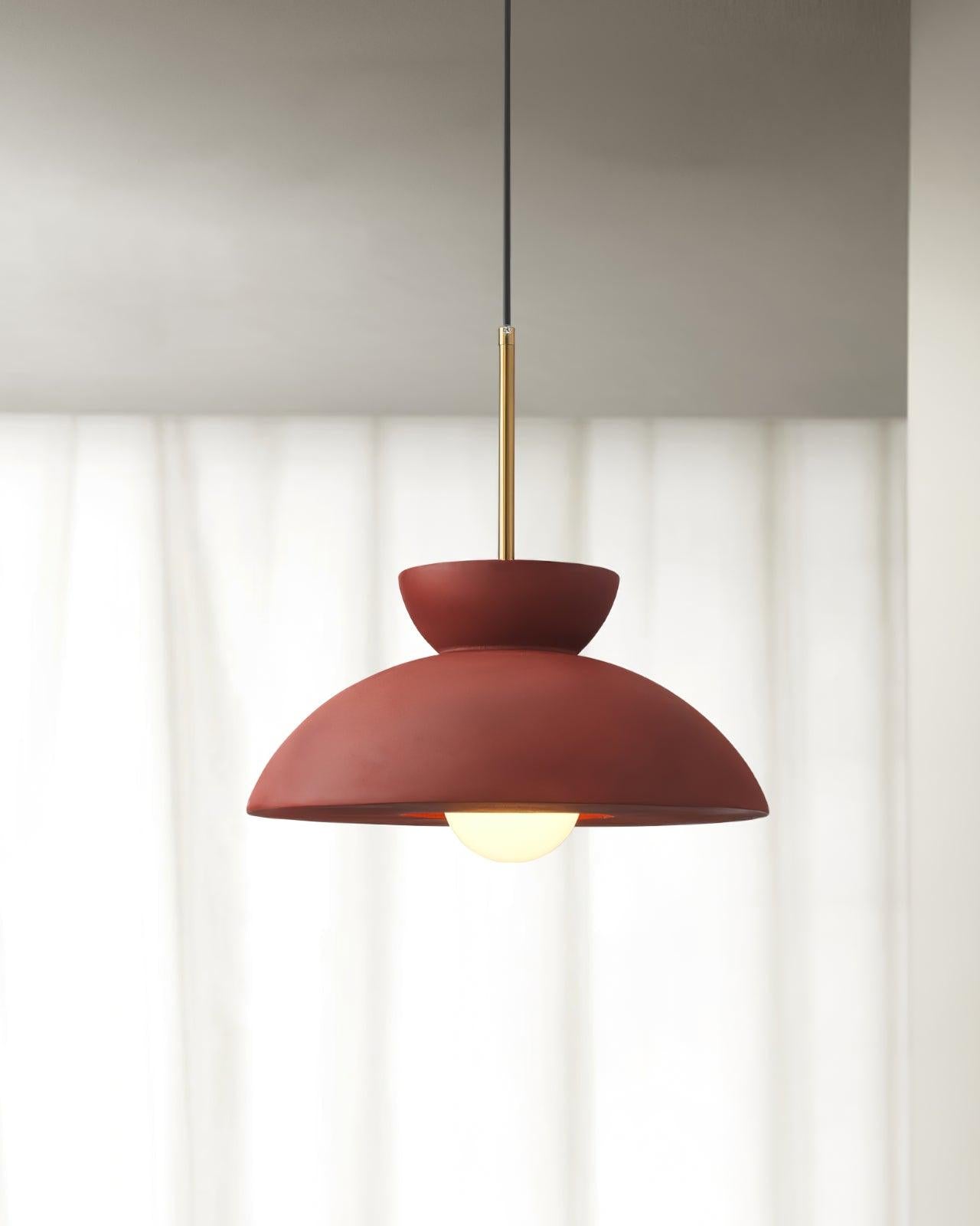 Suspension industrielle ZOVEX en résine – luminaire design salon – Klaross