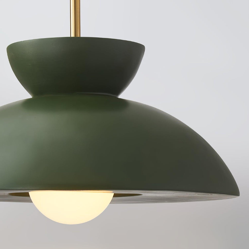Suspension industrielle ZOVEX en résine – luminaire design salon – Klaross