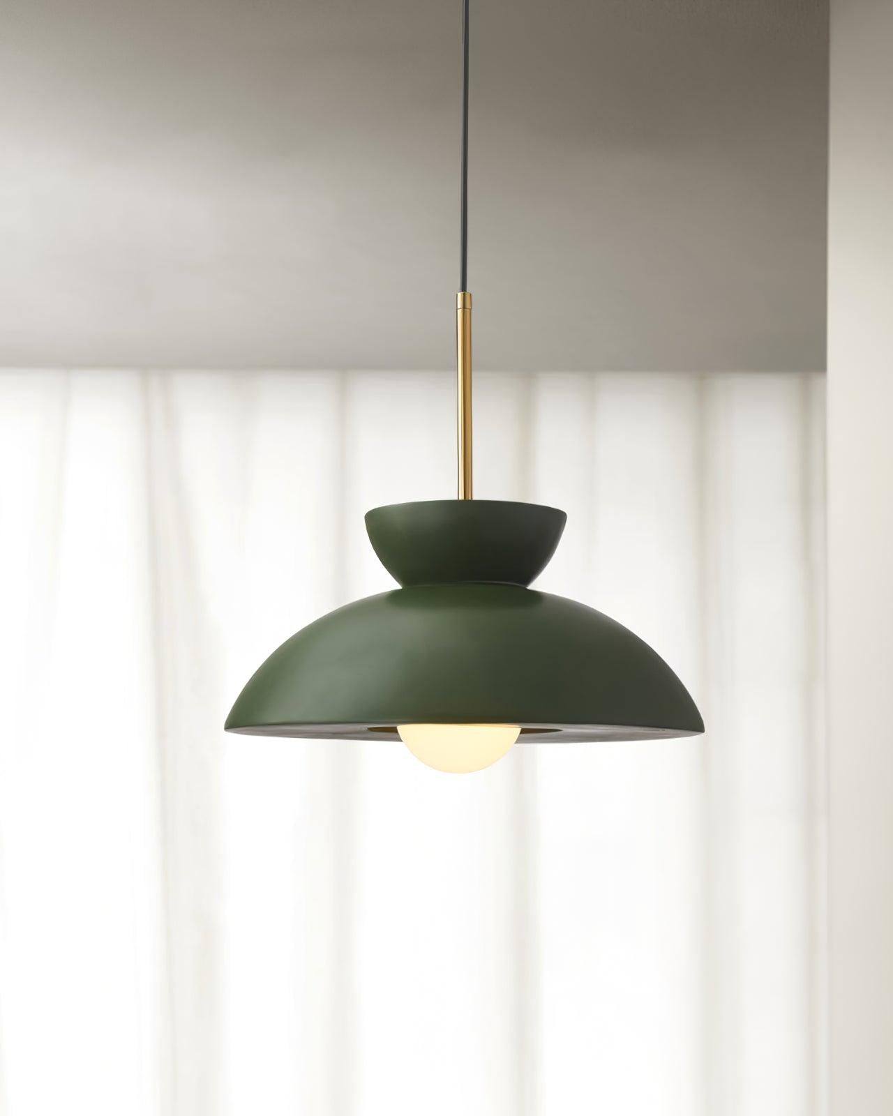 Suspension industrielle ZOVEX en résine – luminaire design salon – Klaross