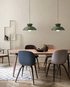 Suspension industrielle ZOVEX en résine – luminaire design salon – Klaross