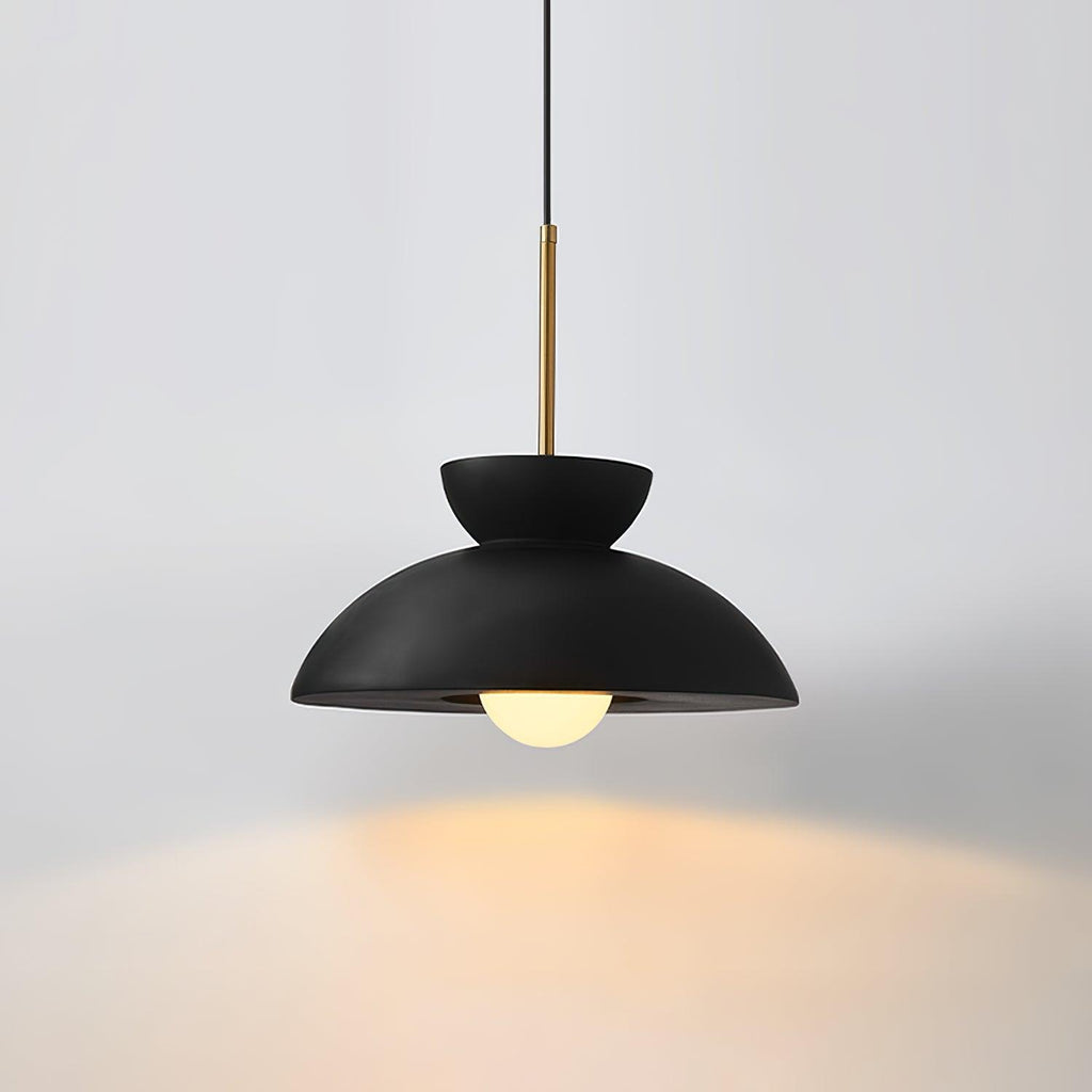 Suspension industrielle ZOVEX en résine – luminaire design salon – Klaross