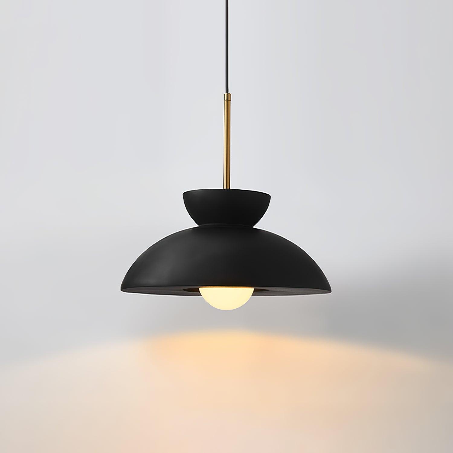 Suspension industrielle ZOVEX en résine – luminaire design salon – Klaross