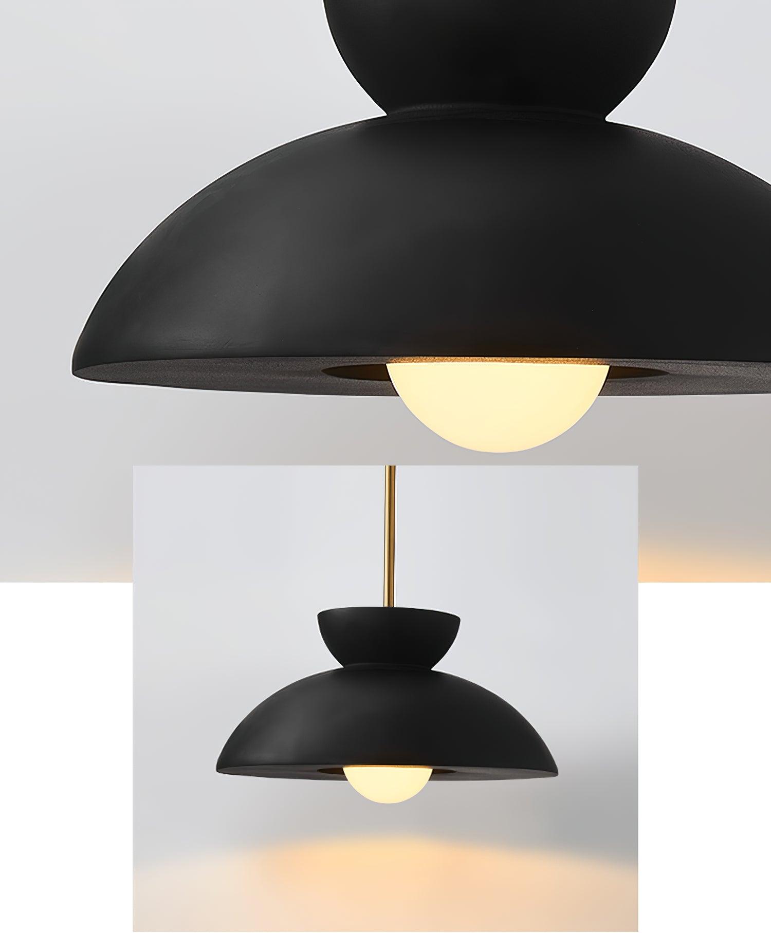 Suspension industrielle ZOVEX en résine – luminaire design salon – Klaross