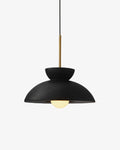Suspension industrielle ZOVEX en résine – luminaire design salon – Klaross
