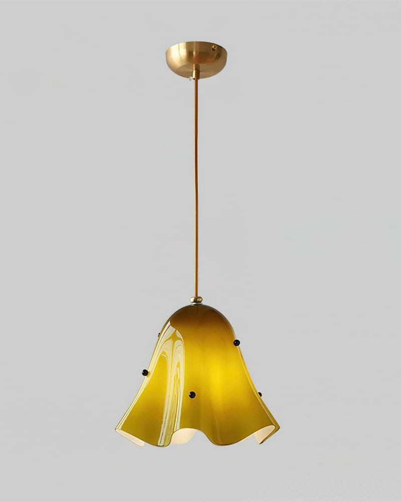 Suspension Astrée luminaire suspendu en verre ambré – Klaross