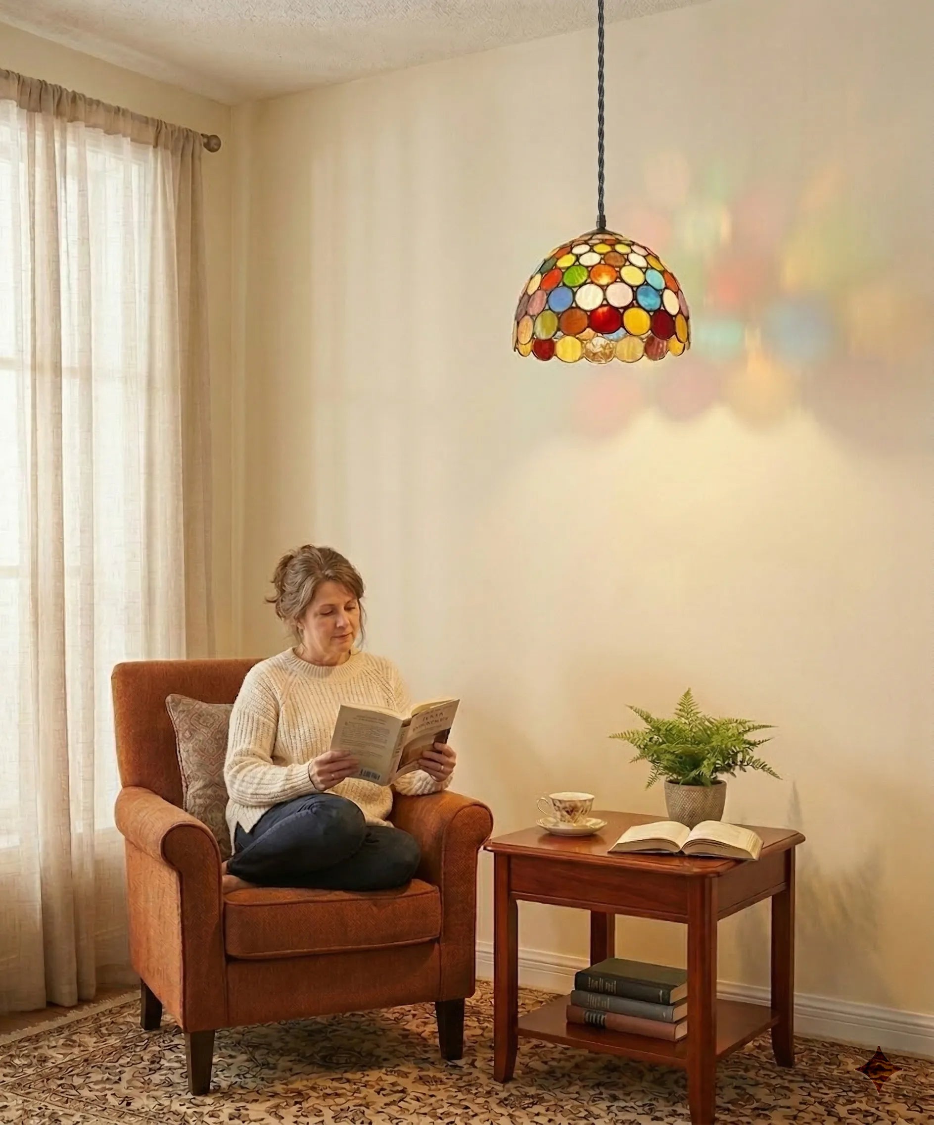Applique murale design pour éclairage intérieur dans un salon contemporain.