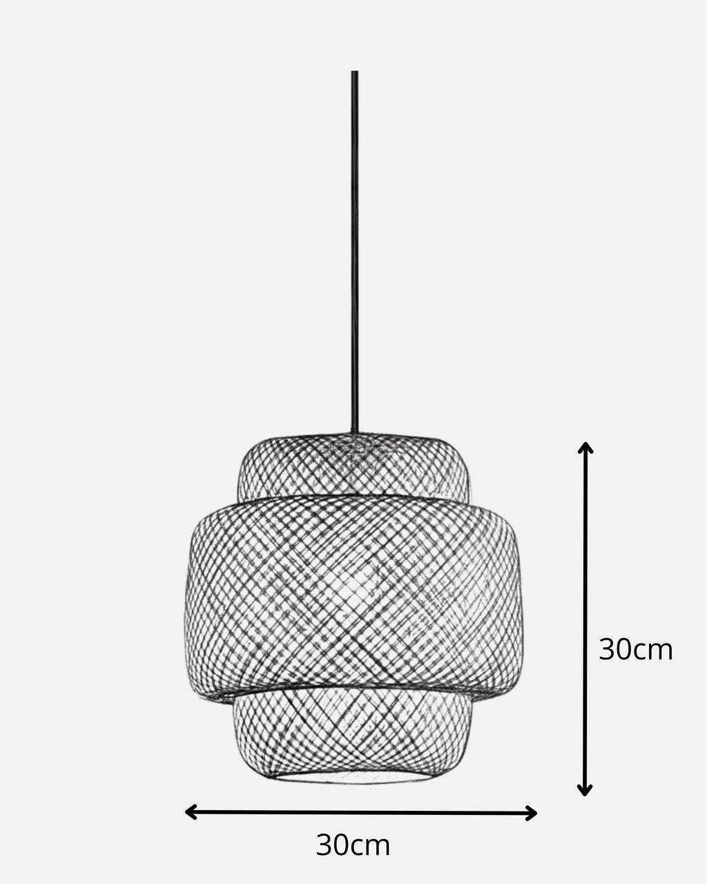 Luminaire design en verre et métal pour salon ou chambre, éclairage décoratif moderne — Klaross.