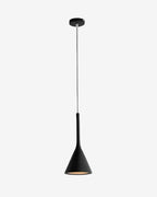 Éclairage suspendu en métal mat au style moderne parfait pour sublimer une décoration intérieure