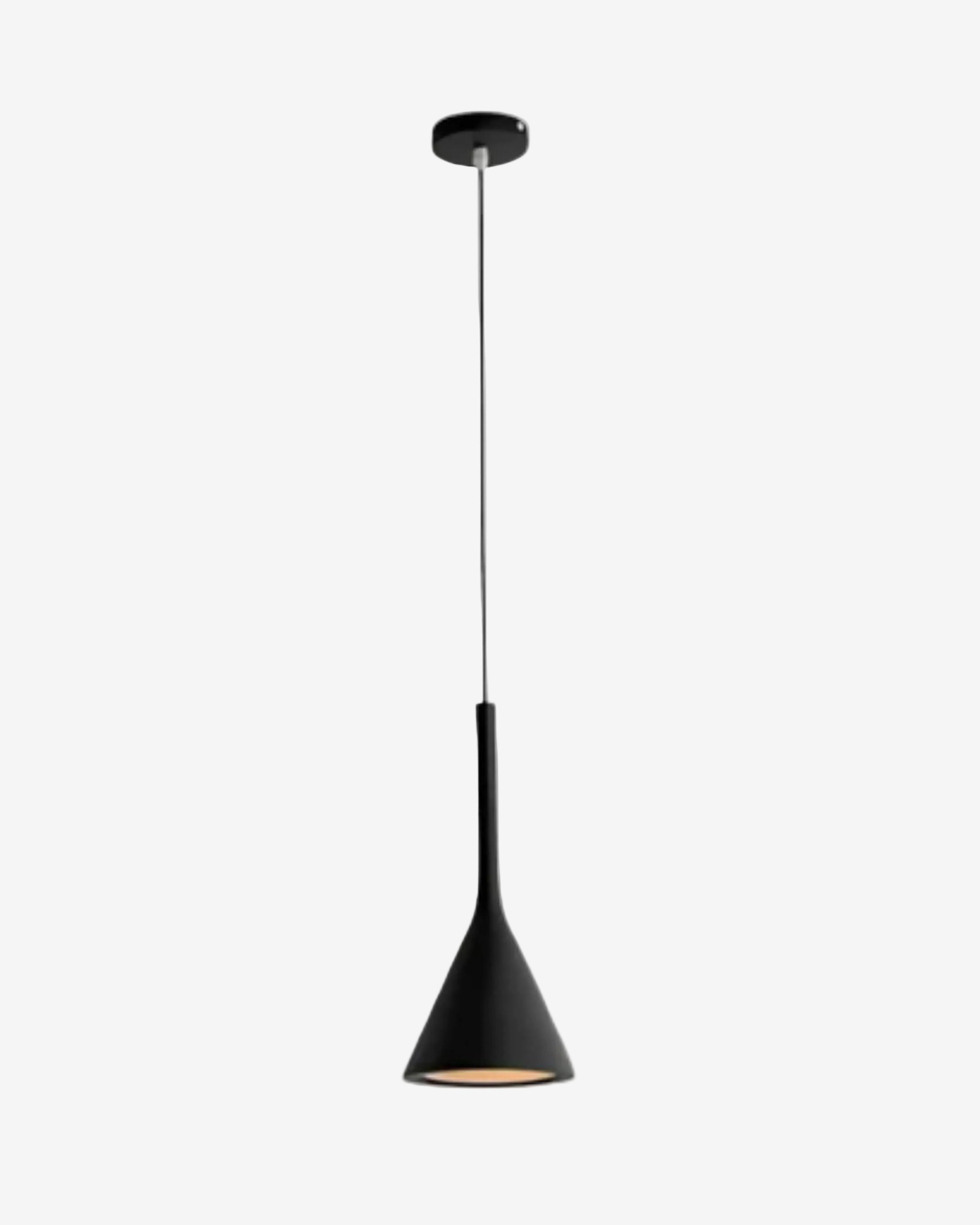 Éclairage suspendu en métal mat au style moderne parfait pour sublimer une décoration intérieure