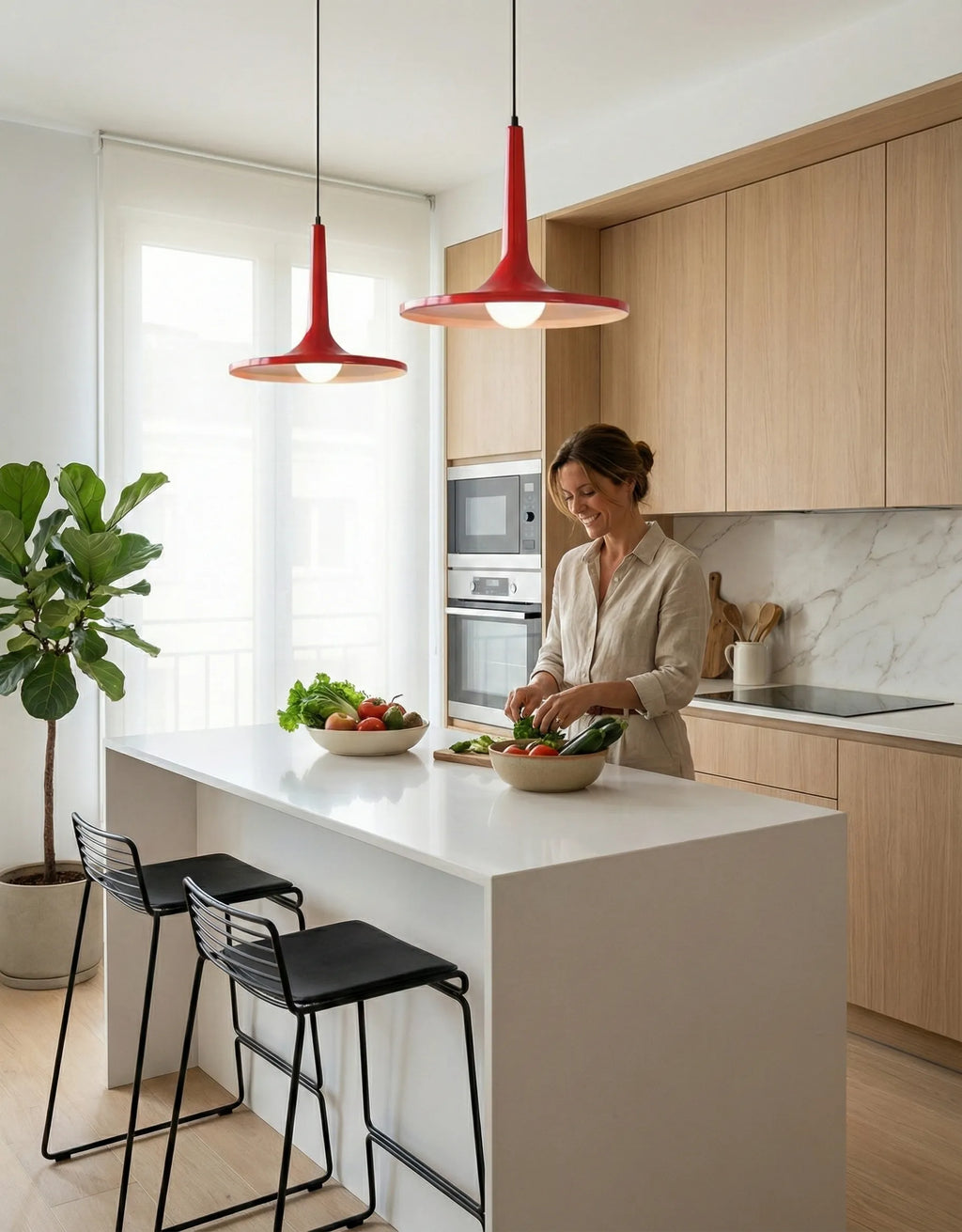 Applique décorative diffusant une lumière douce pour un intérieur chaleureux