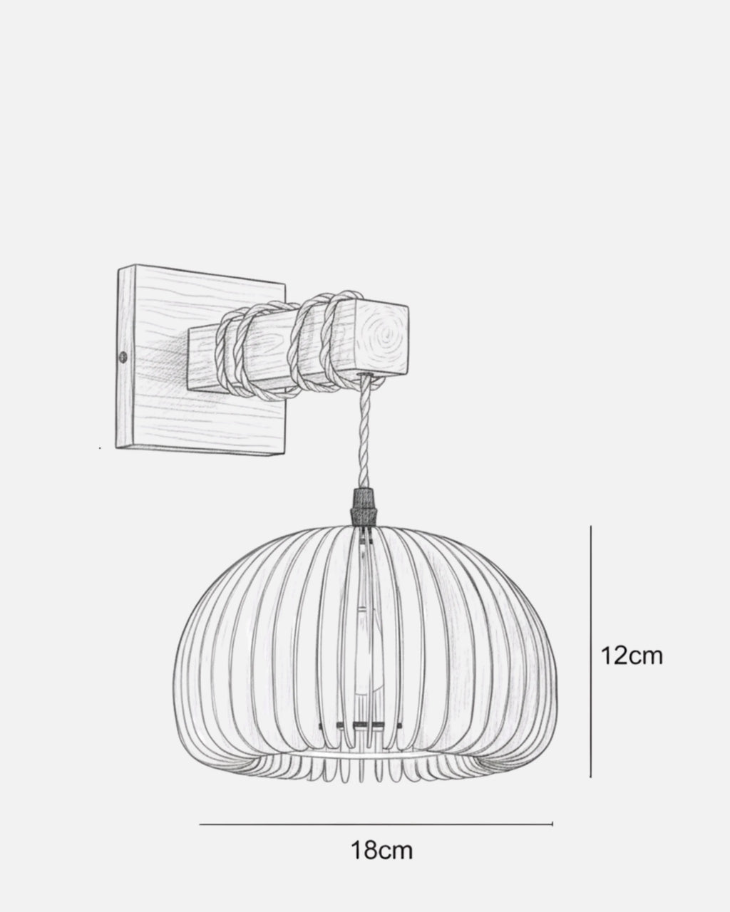 Lampe murale haut de gamme pour éclairage décoratif dans salon ou chambre — Klaross.