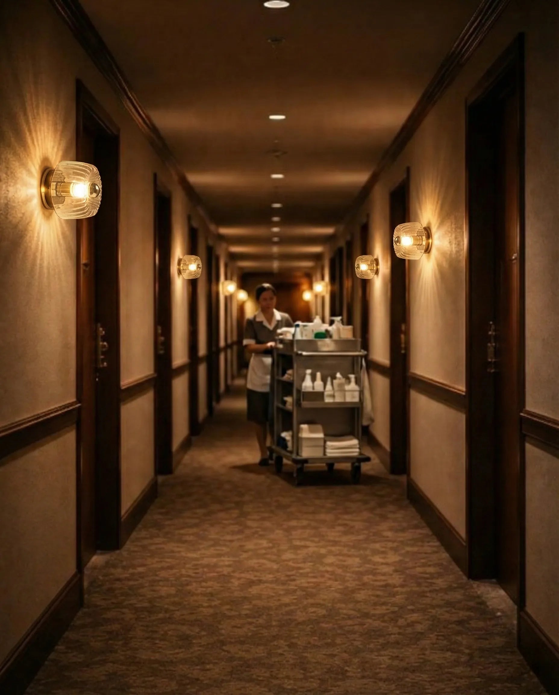 Lampe murale en verre au style contemporain pour éclairage décoratif — Klaross.