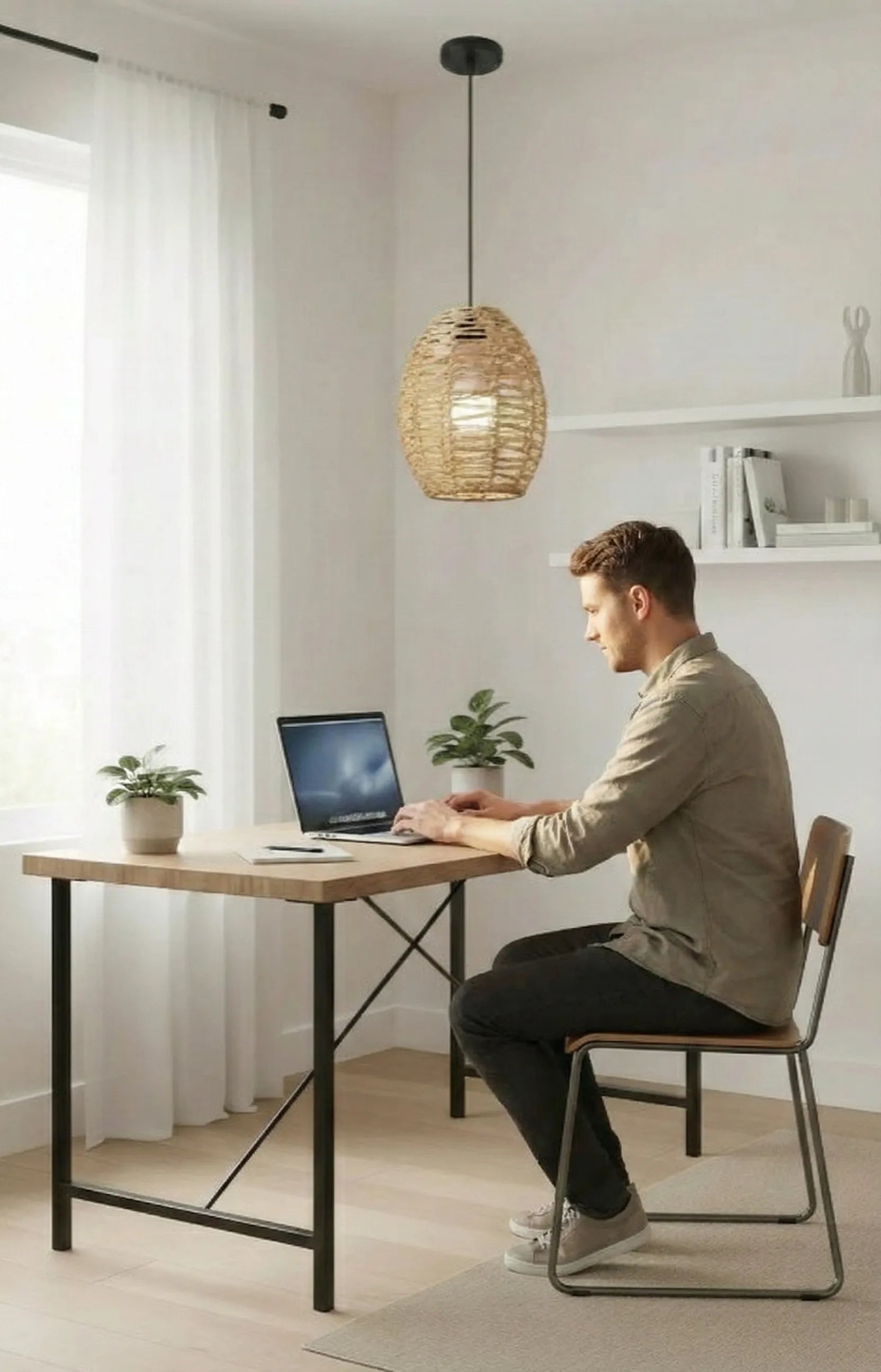 lampe suspendue minimaliste pour éclairage contemporain — Klaross.