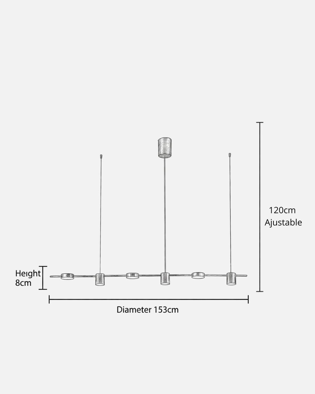 Luminaire suspendu moderne idéal pour créer une ambiance lumineuse dans les pièces de vie — Klaross.