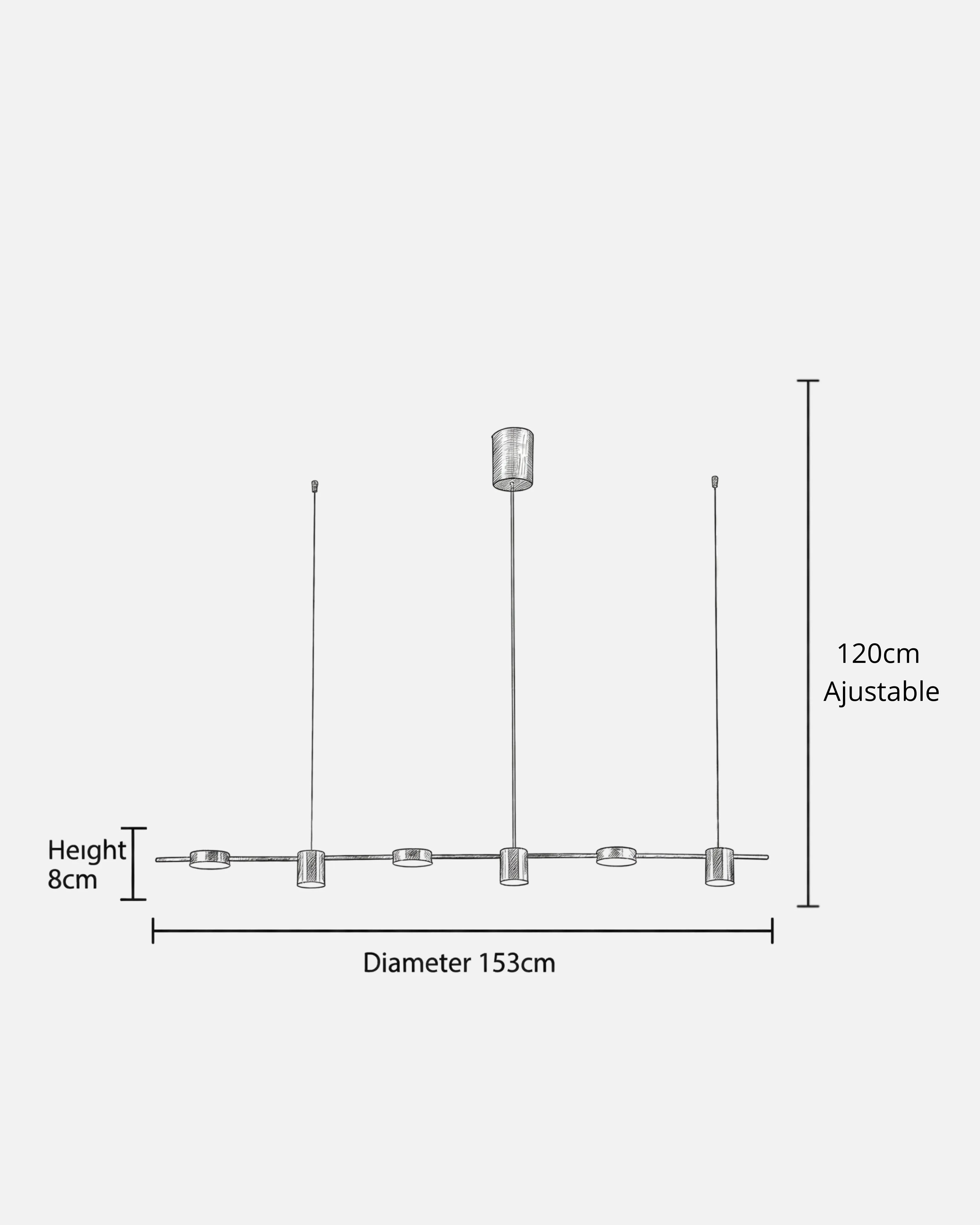 Luminaire suspendu moderne idéal pour créer une ambiance lumineuse dans les pièces de vie — Klaross.