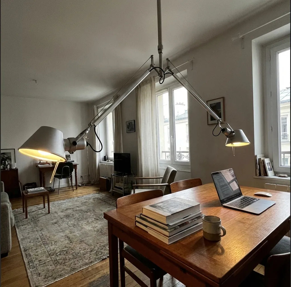 Lustre contemporain apportant une lumière décorative au salon — Klaross.