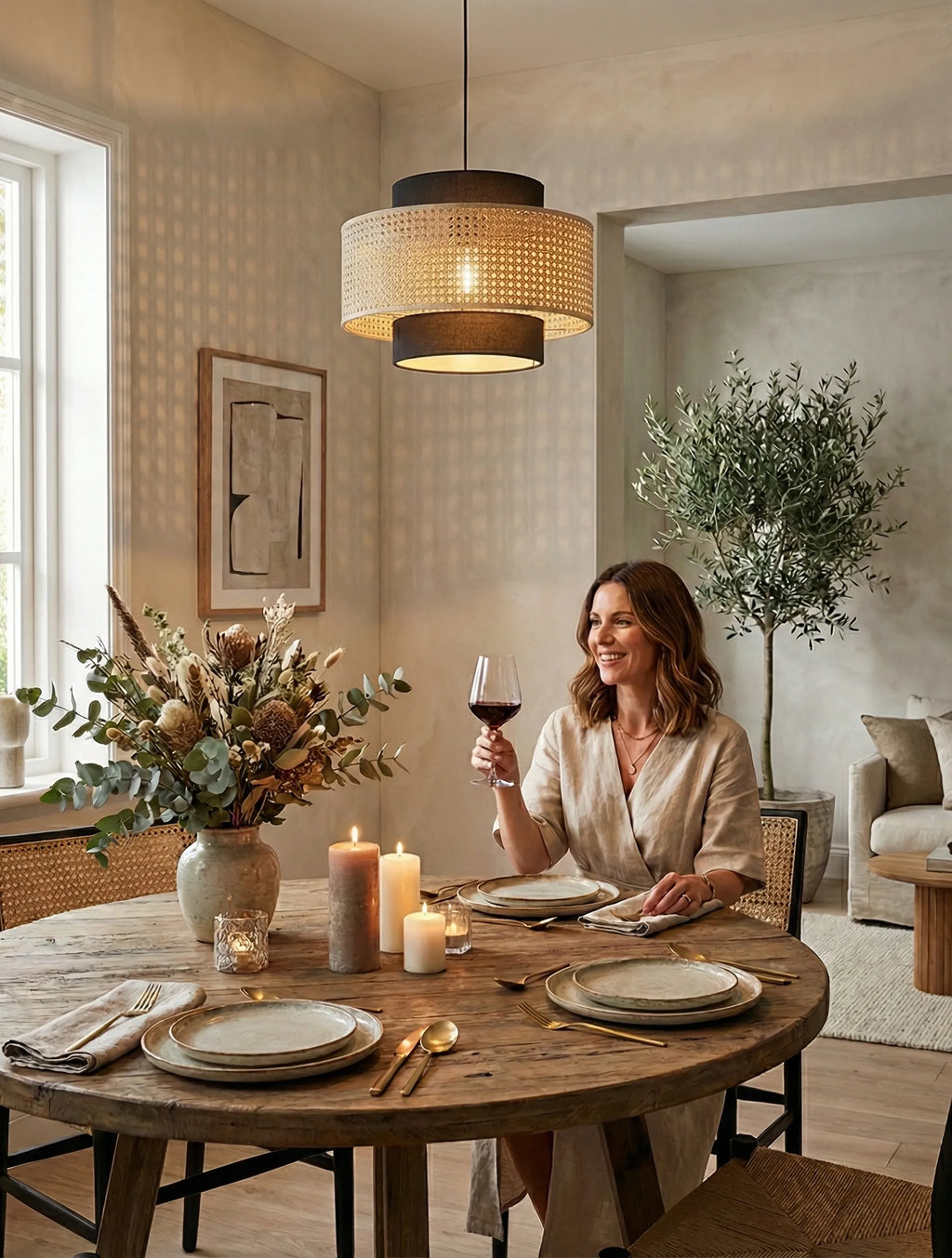 Lustre design élégant pour illuminer et décorer un intérieur moderne — Klaross.