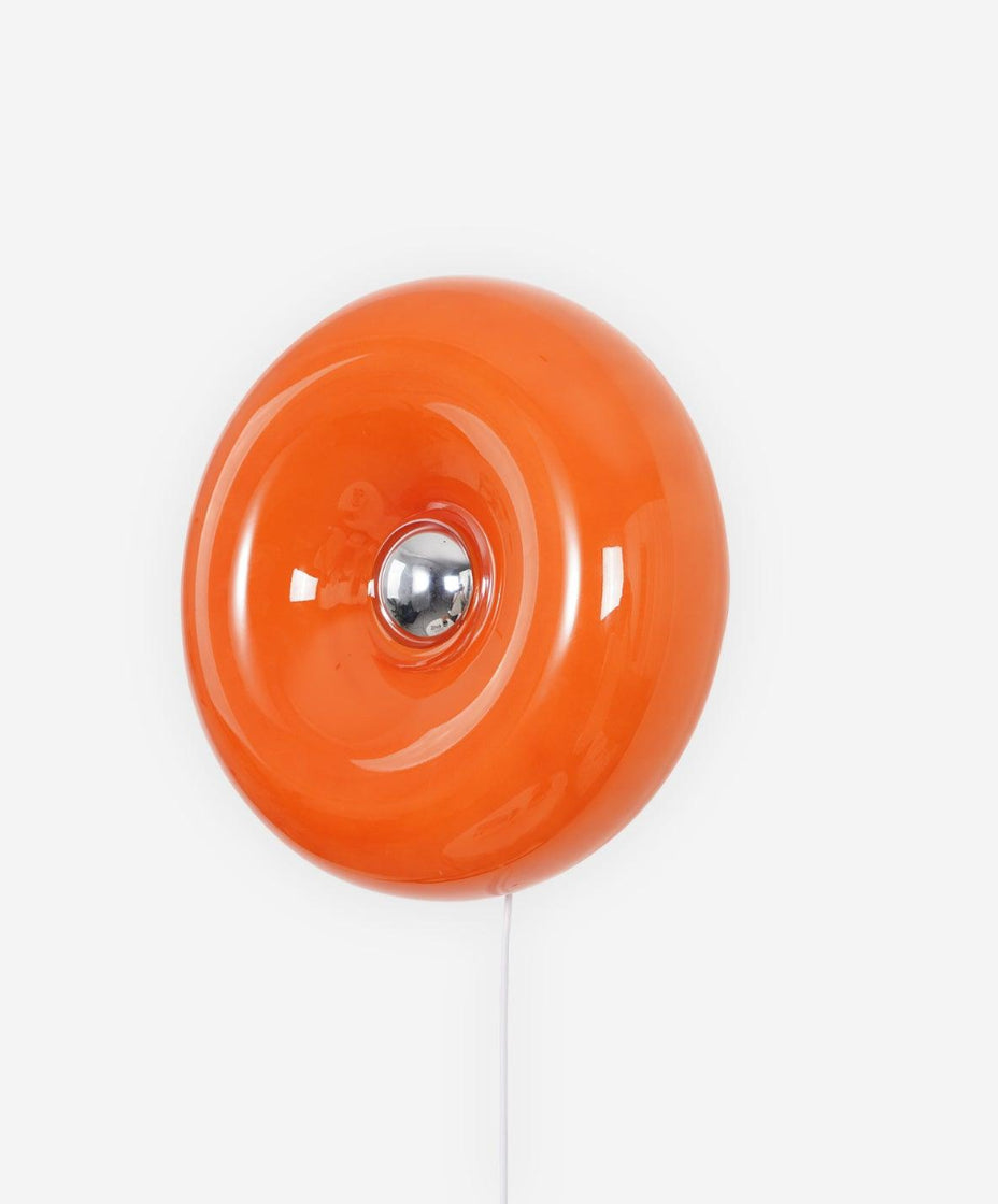 Lampe plafond en verre pour éclairage design intérieur moderne.