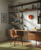 Lampe plafond en verre design pour salon.