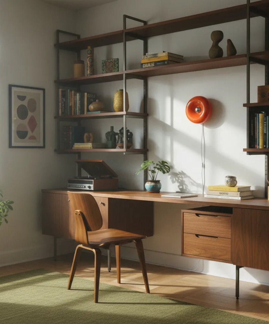 Lampe plafond en verre design pour salon.