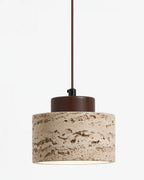 Lampe suspendue en pierre béton design minimaliste, idéale en chevet ou au-dessus d’un comptoir.