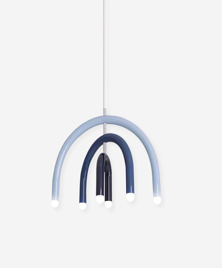 Lampe en verre design pour éclairage moderne intérieur.