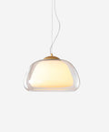 Lampe suspendue en verre design pour éclairage moderne de la maison.