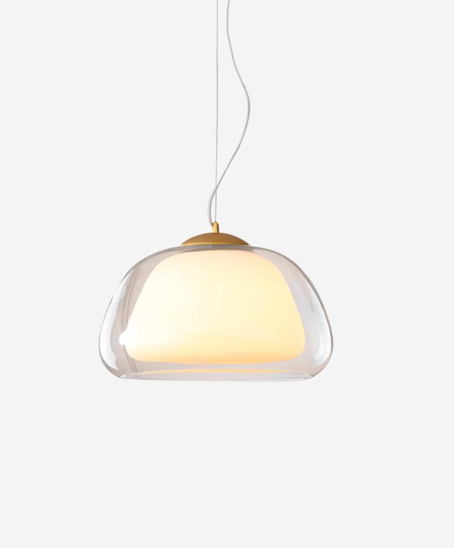 Lampe suspendue en verre design pour éclairage moderne de la maison.