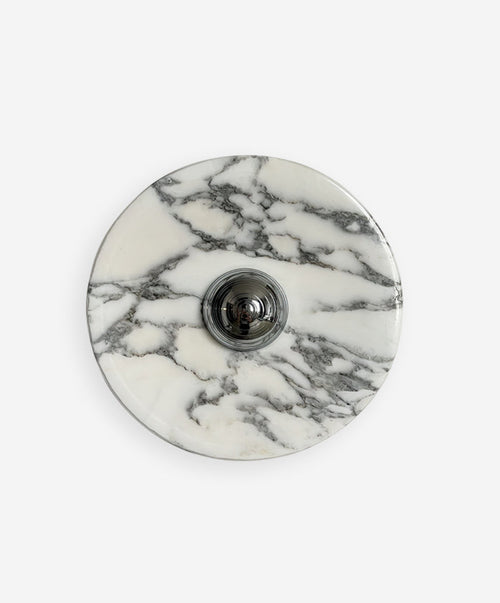 Luminaire plafond en verre à structure organique pour éclairage intérieur moderne.