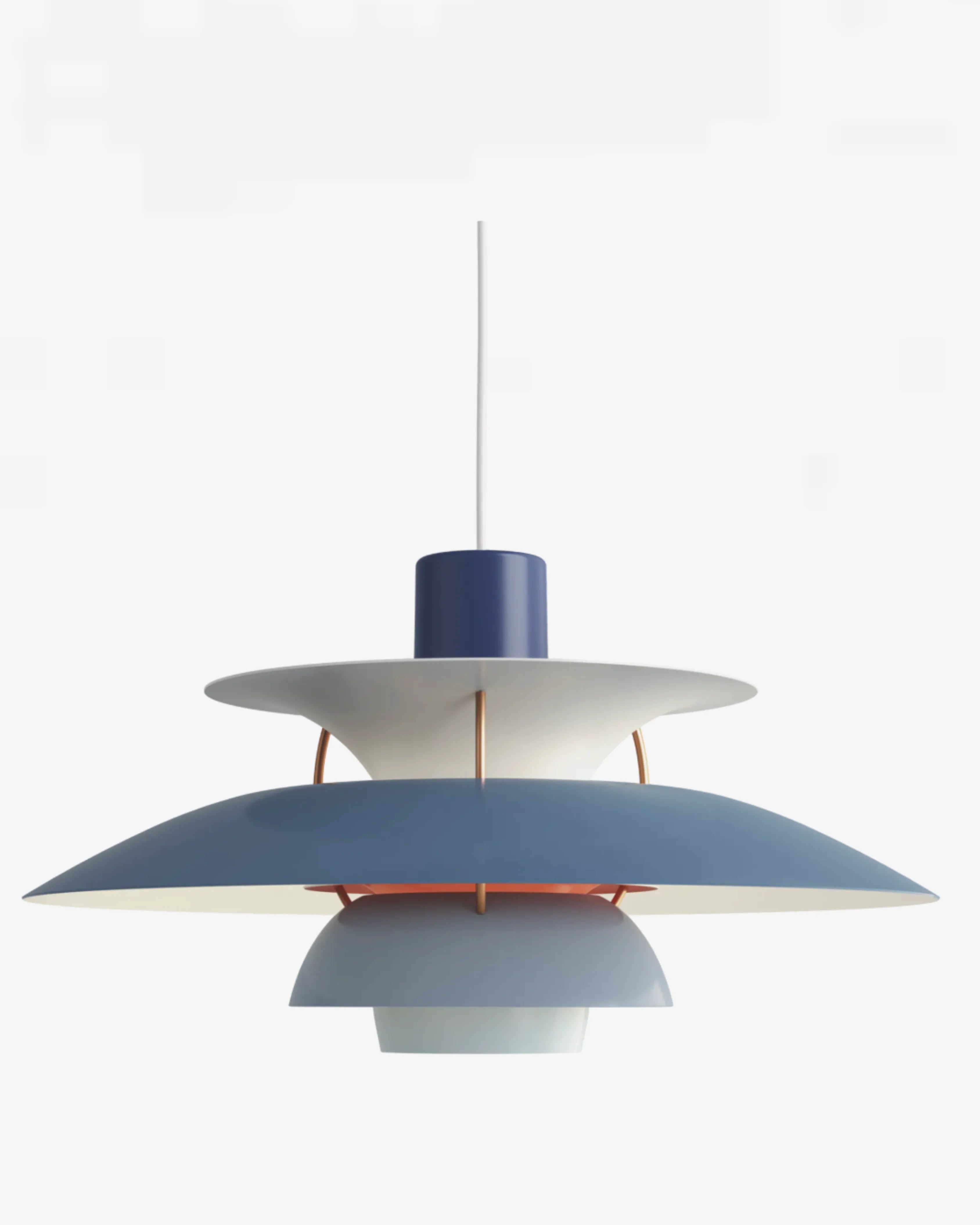 Luminaire suspendu scandinave avec diffuseurs superposés offrant une lumière homogène et apaisante
