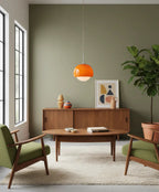 Luminaire en verre élégant style lustre design pour intérieur moderne.