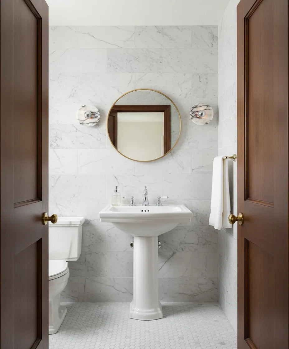 Luminaire en verre plafond pour ambiance moderne.