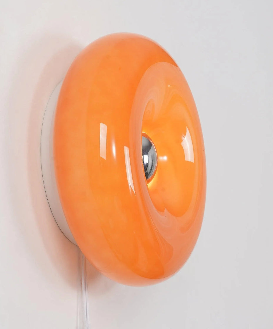 Luminaire plafond en verre pour éclairage design maison.