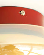 Luminaire en verre sculptural pour éclairage design.