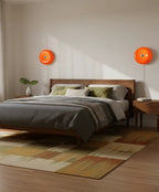 Luminaire en verre plafond pour lumière moderne maison.